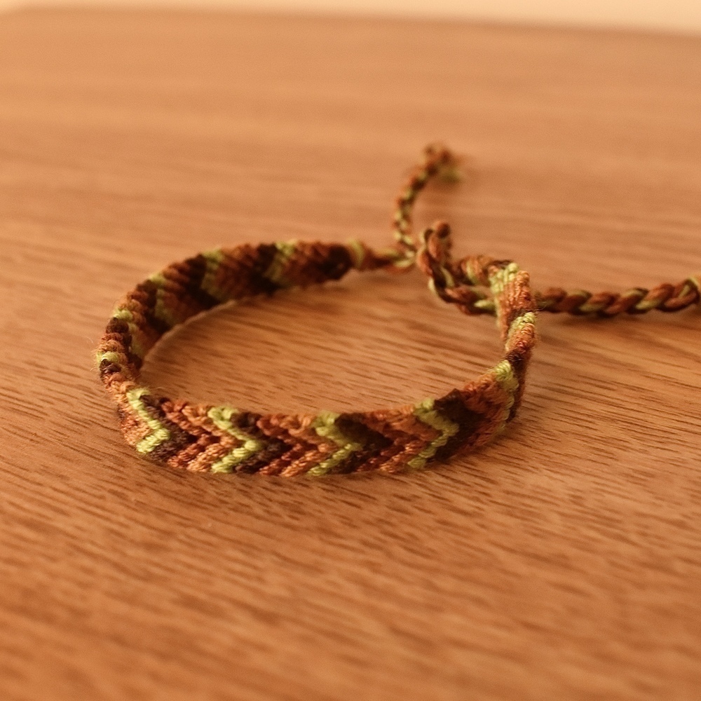 Marron Verde Woven Bracelet